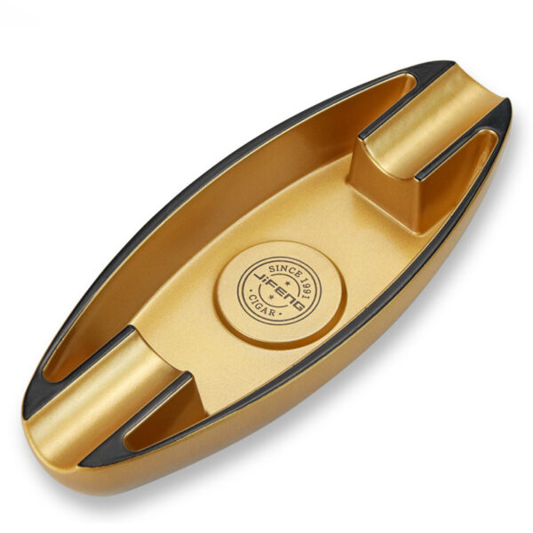 Cigar Ashtray Home Office Light Luxury Double Slot Cigar Accessories